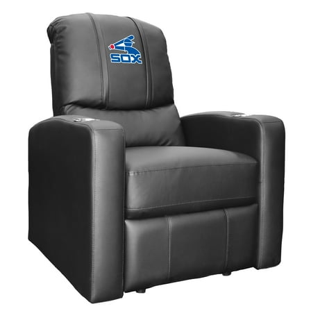 Black Chicago White Sox Logo Stealth Manual Recliner