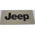 thumbnail image 2 of Jeep Silver Laser Cut License Plate, 2 of 2