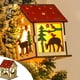 thumbnail image 1 of RKSTN christmas deals Christmas Day Wood House With Light, Santa Claus, Snowman, Deer Decorations With Light, Christmas Day Party Decoration, 1 of 6