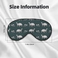 thumbnail image 4 of Uemuo Turtle Chrysanthemum Pattern Sleep Eye Mask - Light Blocking Sleep Mask Blocking Out Light Perfectly, Soft and Comfortable Night Eye Mask, Eye Blinder, 4 of 7