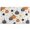Autumn Halloween Pumpkins, variant on Autumn Halloween Pumpkins Pattern Door Rugs,Washable Non Slip Door Mats Indoor,Decorative Door Mats,Entry Mat Indoor for Entrance,Bedroom,Kitchen,Bathroom,17"x30"