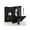 Black, variant on Case for iPad Mini, Mini 2, Mini 3 with Kickstand, Heavy Duty Shockproof Protective Cover with Stylus Pen
