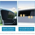 thumbnail image 6 of Car Window Covers, Magnetic Car Front Side Window Shade, 2 Pack Front Seat Side Window Covers with Half Shade, Front Window Covers for Driver, Double Layer Mesh Sun Block UV Protection Covers, 6 of 8