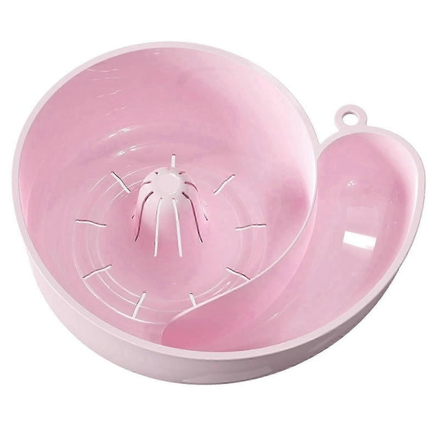 Vegetable Wash Basket Snail-Shaped Rotating Spinnings Cleaner for Salad Lettuce Kitchen Supply