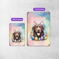 thumbnail image 5 of Happy Easter Chesapeake Bay Retriever with Bunny Ear Headband and Flowers Vertical Metal Aluminum Sign Chessie Dog Lover Wall Art Home Decor - 13001, 5 of 5