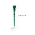 thumbnail image 2 of 10 Pcs Cosmetic Bamboo Makeup Brush High-quality Makeup Brushes 20.5x1.5cm Green, 2 of 8