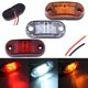 thumbnail image 2 of 1pc 24/12v Led Lado Marcador Intermitente Luces Para Remolque Camiones Piranha Caravana Liquidación De Luz Ámbar Rojo Blanco, 2 of 4