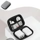 thumbnail image 1 of Bolsa portátil para guardar cables de datos | Organizador duradero de EVA con cremallera y bolsillo de malla | Estuche compacto para auriculares USB y cargador para viajes, negocios y uso diario, 1 of 7