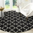 thumbnail image 2 of SAFAVIEH Chatham CHT717K Handmade Black / Ivory Rug, 2 of 9