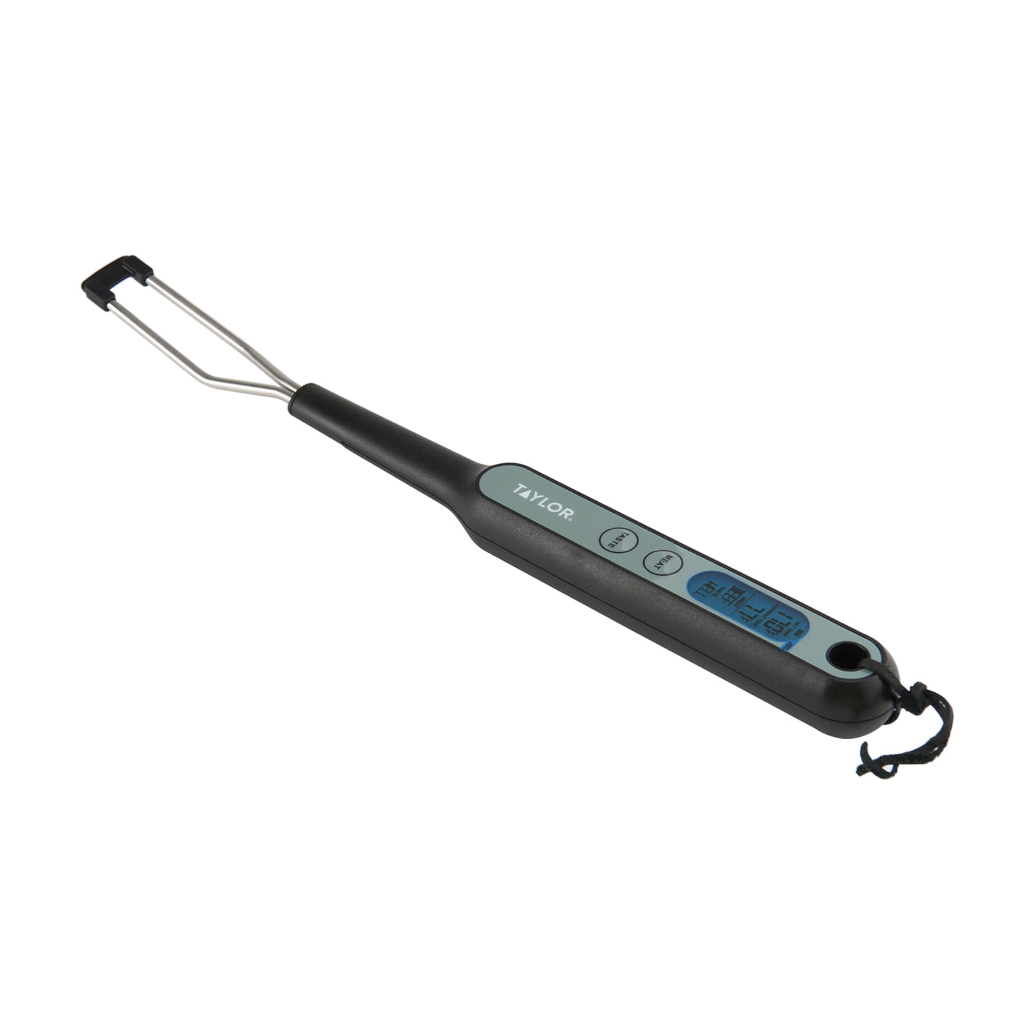 Taylor Precision Products Digital Preset Fork Thermometer for Backyard Grilling, 5262231
