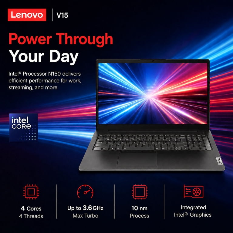 Lenovo 2026 New Business Laptop, Powerful Intel Quad-Core