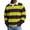 Yellow-08, variant on LONKITO Striped Polo Shirts for Men Long Sleeve Button Collar Casual Pullover Shirt