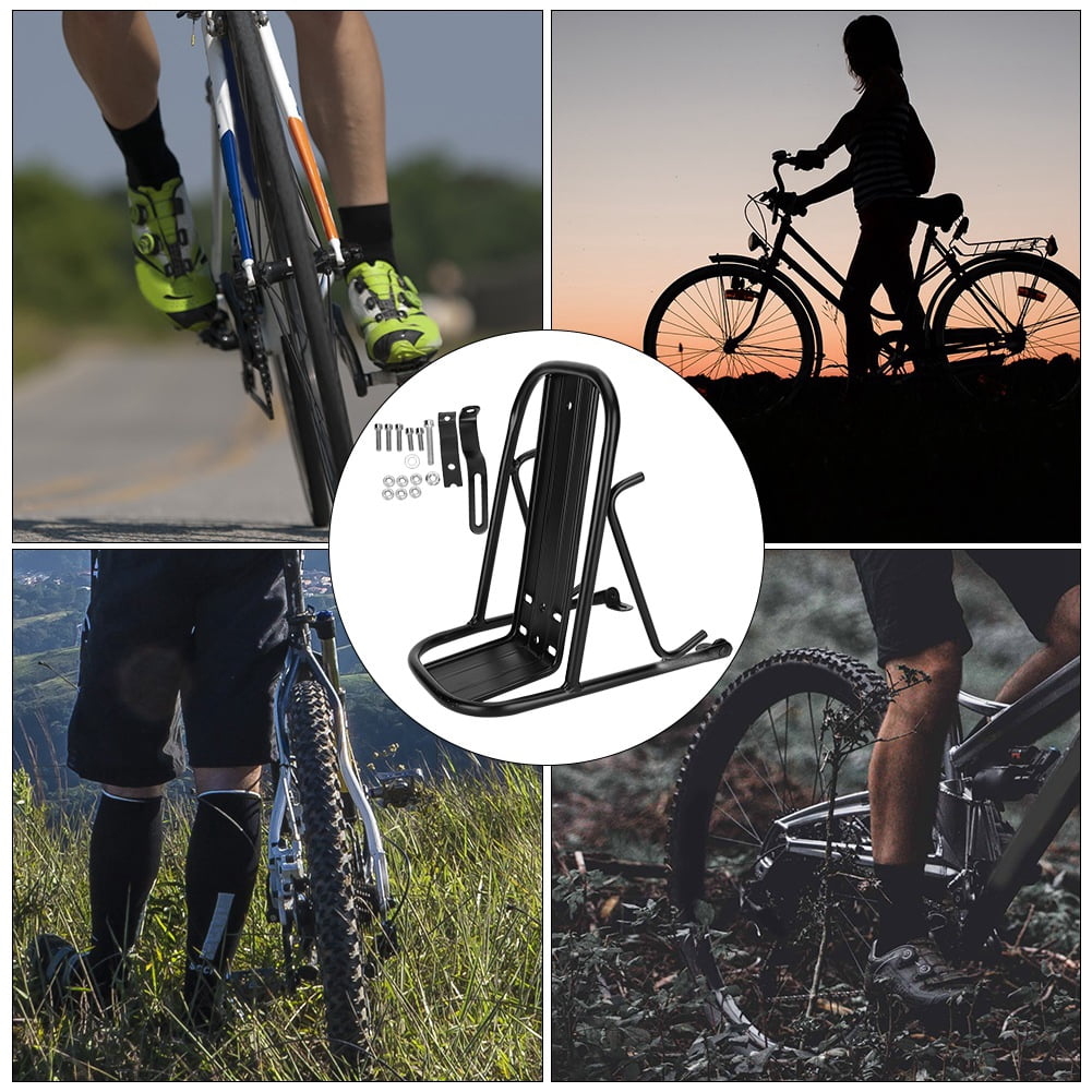 Fdit Mountain Bike Luggage Carrier,Bike Luggage Carrier,Bike Aluminium Alloy Front Storage Rack
