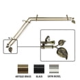 thumbnail image 1 of InStyleDesign  Vine Corner Window Double Curtain Rod 13/16 inch dia., 1 of 3