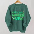 thumbnail image 5 of Craaazy St Patricks Day Shirts for Women Crewneck Long Sleeve Fashion St Patricks Print Tops Gifts, 5 of 6