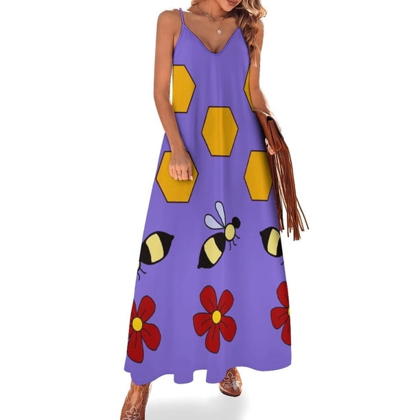 Nuevo vestido sin mangas de Miss Frizzle en una colmena El autobús escolar mágico Ropa estética Vestido de noche Vestido estilo coreano