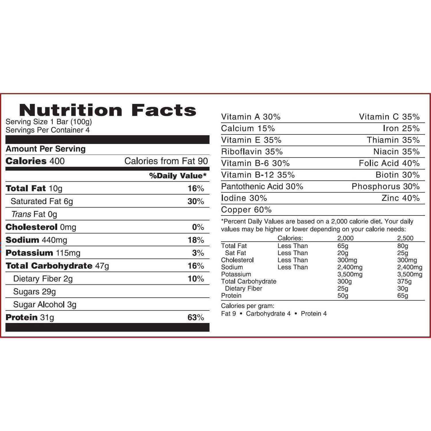 MET Rx Big 100 Colossal Crispy Apple Pie Meal Bars 4 Count MET Rx Big 100 Colossal Crispy Apple Pie Meal Bars 4 Count