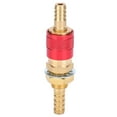 thumbnail image 2 of Quick Connector Fitting Gas Adapter Tig Welding Quick Hose Connector Fitting Hose Connector For MIG TIG Welder Torch Red, 2 of 8