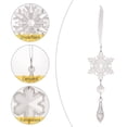 thumbnail image 3 of 5PCS Christmas Acrylic Snowflake Christmas Tree Ornaments Decor Celebration, 3 of 10
