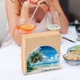 thumbnail image 6 of Ryvnso Palm Tree on Beach View Acrylic Napkin Holder Table Kitchen Paper Tissue Organization, 6 of 7