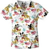 Disney's Mouse 's Best Friend Women's Printed V-Neck Top