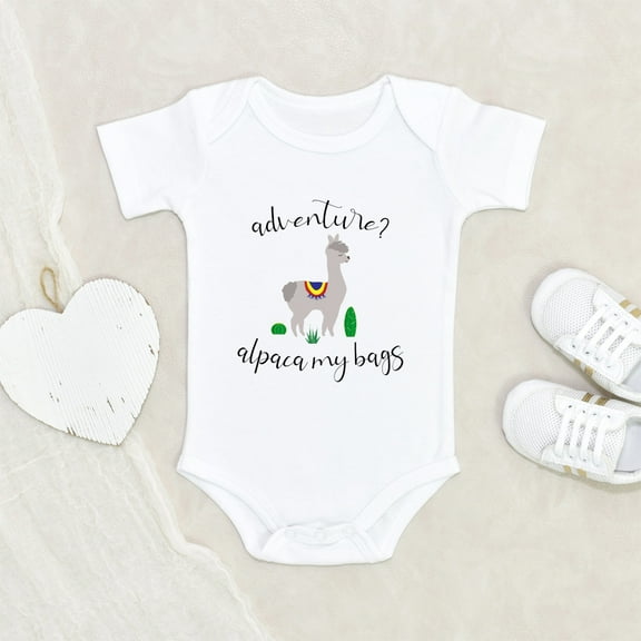 Cute Adventure Baby Clothes - Alpaca My Bags Clothes - Alpaca Baby Clothes - Animals Clothes