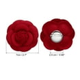 thumbnail image 2 of Broches de Flor Camelia Vintage Hechos a Mano Alfileres de Flor Floral para Mujeres Rojas, 2 of 7