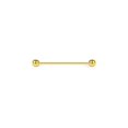 thumbnail image 2 of 16G Industrial Barbell Surgical Steel Anodized Body Piercing Jewelry 38mm Long, 2 of 9