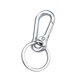 thumbnail image 4 of Mosquetón con clip para llavero - Llavero de zinc con mosquetón para guardar sus llaves justo donde las necesita - Llavero seguro multiusos 4 piezas, 4 of 5