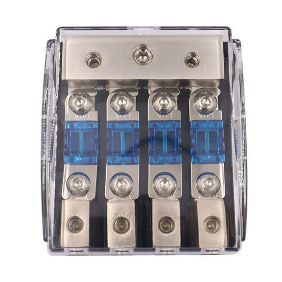 4 Way Mini ANL Blade Fuse Holder Stereo Car Audio Power Distribution Block