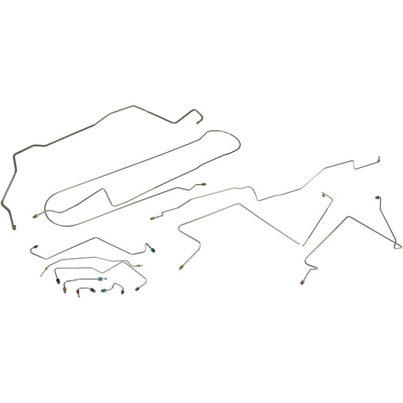 Dorman 919-071 Stainless Steel Preformed Brake Line for Specific Dodge Models (OE FIX)
