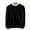 Black, variant on Mens Sweaters Slim Fit Round Neck Long Sleeve Plain Pullover Sweaters Stretchy Casual Fall Winter Tops (XL, Yellow)