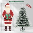 thumbnail image 3 of Gymax 6 FT Pre-Lit Snow-Flocked Artificial Christmas Tree Hinged Christmas Tree w/ 1022 Branch Tips, 3 of 10