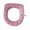 Pink, variant on Bathroom Toilet Seat Cover Pads Thicker Soft Warmer Toilet Seat Cushion Cover Stretchable Washable Fiber Cloth Easy Installation Comfortable Toilet Lid Seat Cover