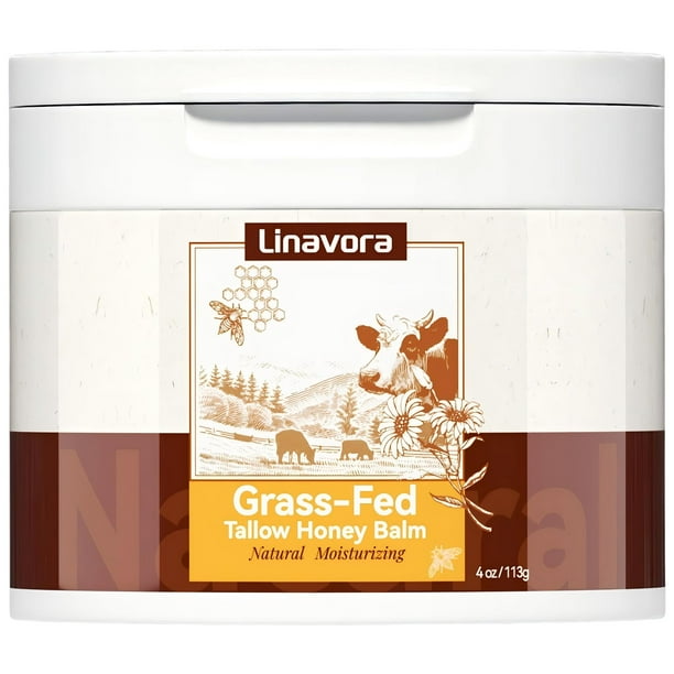 Bálsamo hidratante Linavora de sebo y miel 120 ml con vitamina E