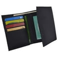 thumbnail image 5 of Men's Nylon Black Classic Trifold Credit Card ID Wallet with Leather Interior, 5 of 9