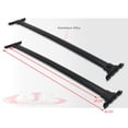 thumbnail image 3 of For 2008-2013 Toyota Highlander 2-Piece OE Factory Style Aluminum Roof Rack Rail Cross Bars Top Cargo Luggage Carrier + Hardware (Black) - XU40 SUV, 3 of 4