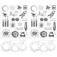 thumbnail image 1 of DIY Scrapbooking Stamp2 Set Vintage Clear Craft Stamp Craft Modifications Eco-Friendly Materials, 1 of 8