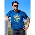 thumbnail image 2 of Be Brave,Take Risks W Waves Tie Dye Crystal Men -Image by Shutterstock, Male Small, 2 of 4