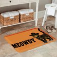 thumbnail image 2 of FJPT Non Slip Flannel Polyester Floor Mat Meowy Cat Design For Bathroom Kitchen Bedroom Decor 16x24 inch, 2 of 5