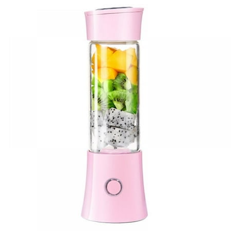 

Portable Blender Personal Blender with 18650mAh Battery USB Rechargeable Mini Fruit Juice Mixer Handheld Blender for Smoothies and Shakes Mini Juicer Cup Travel Fruit Juice Milk