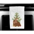 thumbnail image 3 of Carolines Treasures BB9327WTKT Lionhead Rabbit Christmas White Kitchen Towel Set of 2 Dish Towels Teal 19 X 25", 3 of 3