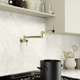 thumbnail image 3 of Blanco 527485 Culina Ii 1.5 GPM Wall Mounted Single Hole Pot Filler - Satin Dark Steel, 3 of 7