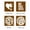 B Plastic, variant on 30 Coffee Art Stencil Sheets, Latte Art Coffee Stencil Tool, Coffee Decorations for Home Coffee Bar Display