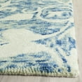 thumbnail image 3 of SAFAVIEH Chatham Ambrose Geometric Wool Area Rug, Dark Blue/Ivory, 8' x 10', 3 of 7