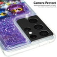 thumbnail image 5 of Case for Galaxy S21 Ultra,Glitter Quicksand Moving Hearts Star Flower Cartoon Animals Flowing Liquid Protective Soft Phone Case for Samsung Galaxy S21 Ultra 5G,6.8" 2021 (Purple Owl), 5 of 14