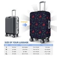 thumbnail image 4 of Fuzoiu Christmas Deer Print Suitcase Cover,Washable Luggage Covers for Suitcase,Elastic Luggage Protector Cover,Scratch Resistant Travel Suitcase Covers-X-Large, 4 of 7