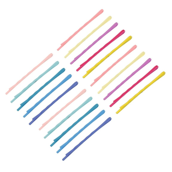 Mobestech 100Pcs Hair Clips Women Styling Assorted Color Wavy Shape for Travel