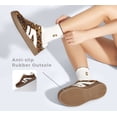 thumbnail image 6 of LUCKY STEP Womens Classic Retro Gum Sole Fashion Sneakers Genuine Leather Anti Slip Casual Shoes,Leopard, 6 of 10