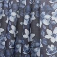 thumbnail image 2 of Nicole Miller New York Dara Light Filtering, Semi Sheer Rod Pocket Curtain Panels, 54"x108", Indigo, Set of 2, 2 of 7